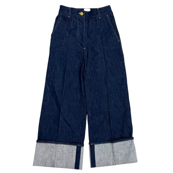 Pristine PATOU Iconic denim pants Center press cotton 34 TR0030008602D