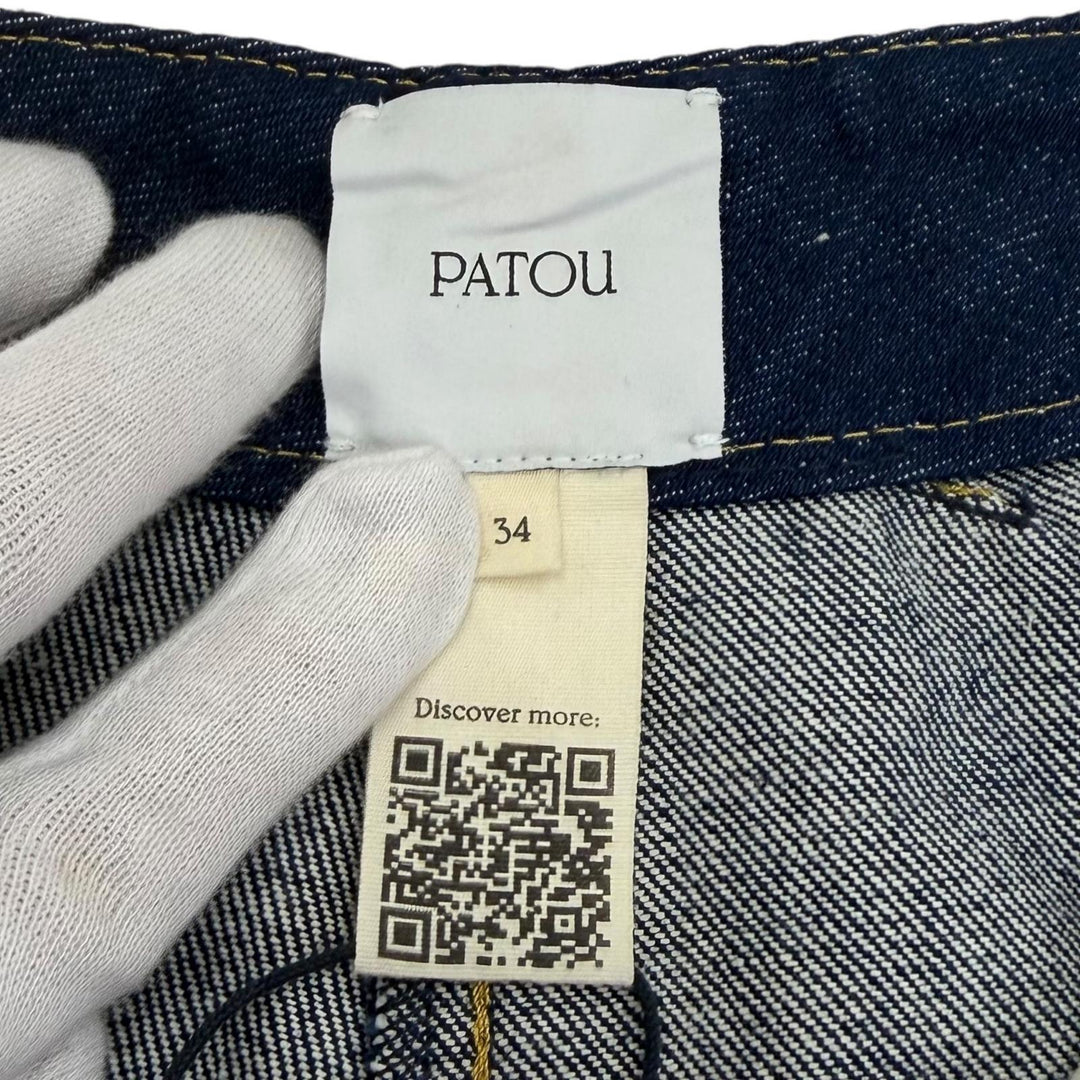 Pristine PATOU Iconic denim pants Center press cotton 34 TR0030008602D