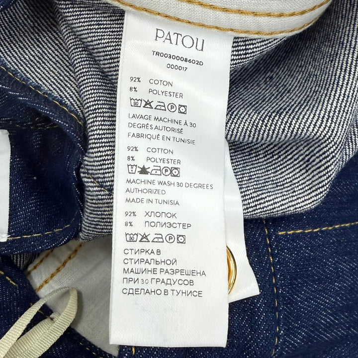 Pristine PATOU Iconic denim pants Center press cotton 34 TR0030008602D
