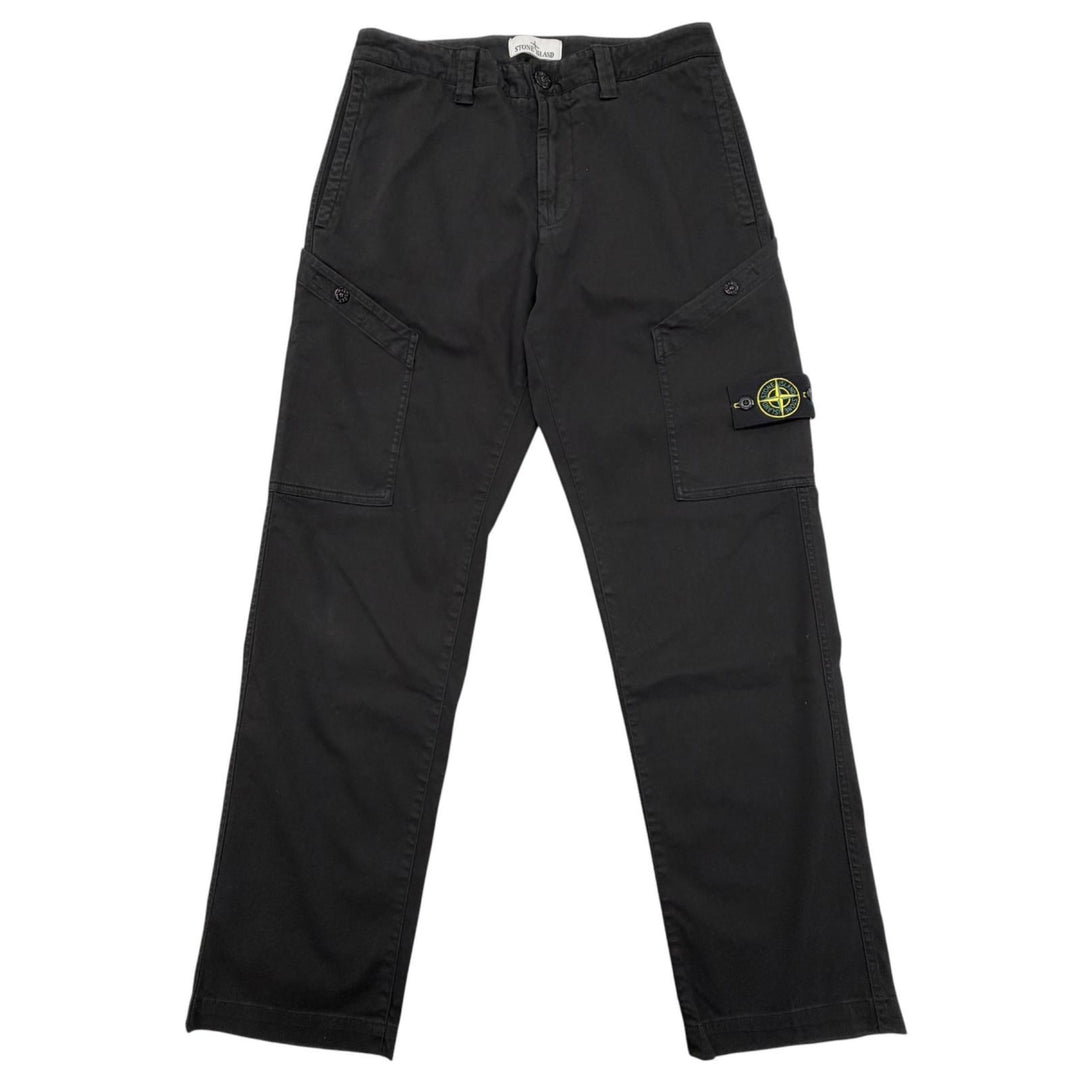Great STONE ISLAND cargo pants STRETCH ORGANIC COTTON SATIN 29 K2S153100030