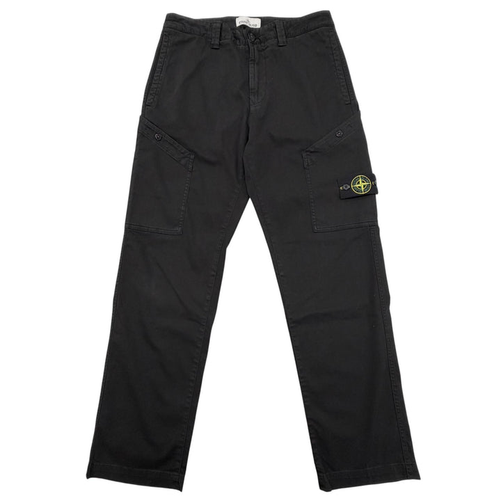 Great STONE ISLAND cargo pants STRETCH ORGANIC COTTON SATIN 29 K2S153100030