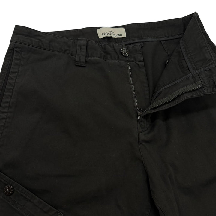 Great STONE ISLAND cargo pants STRETCH ORGANIC COTTON SATIN 29 K2S153100030