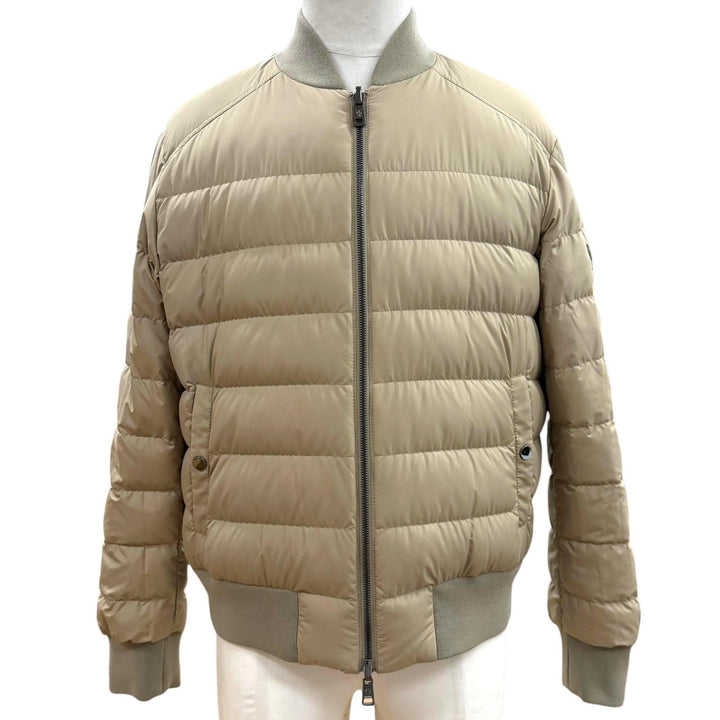 Excellent MONCLER Down jacket DIOUNES beige polyester mens 0 J20911A00036