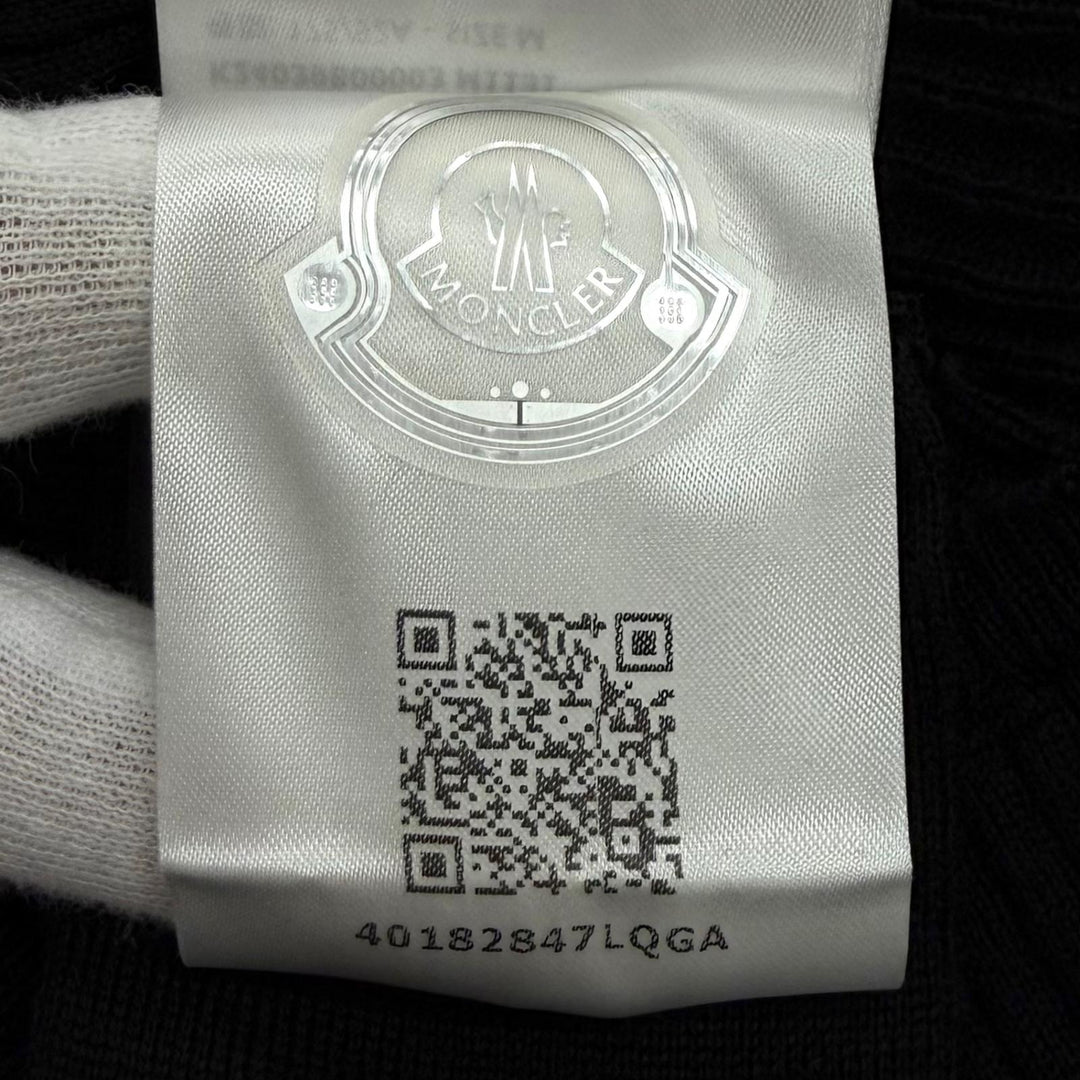 Excellent MONCLER GENIUS 4 cardigan black wool Women M K24039B00003