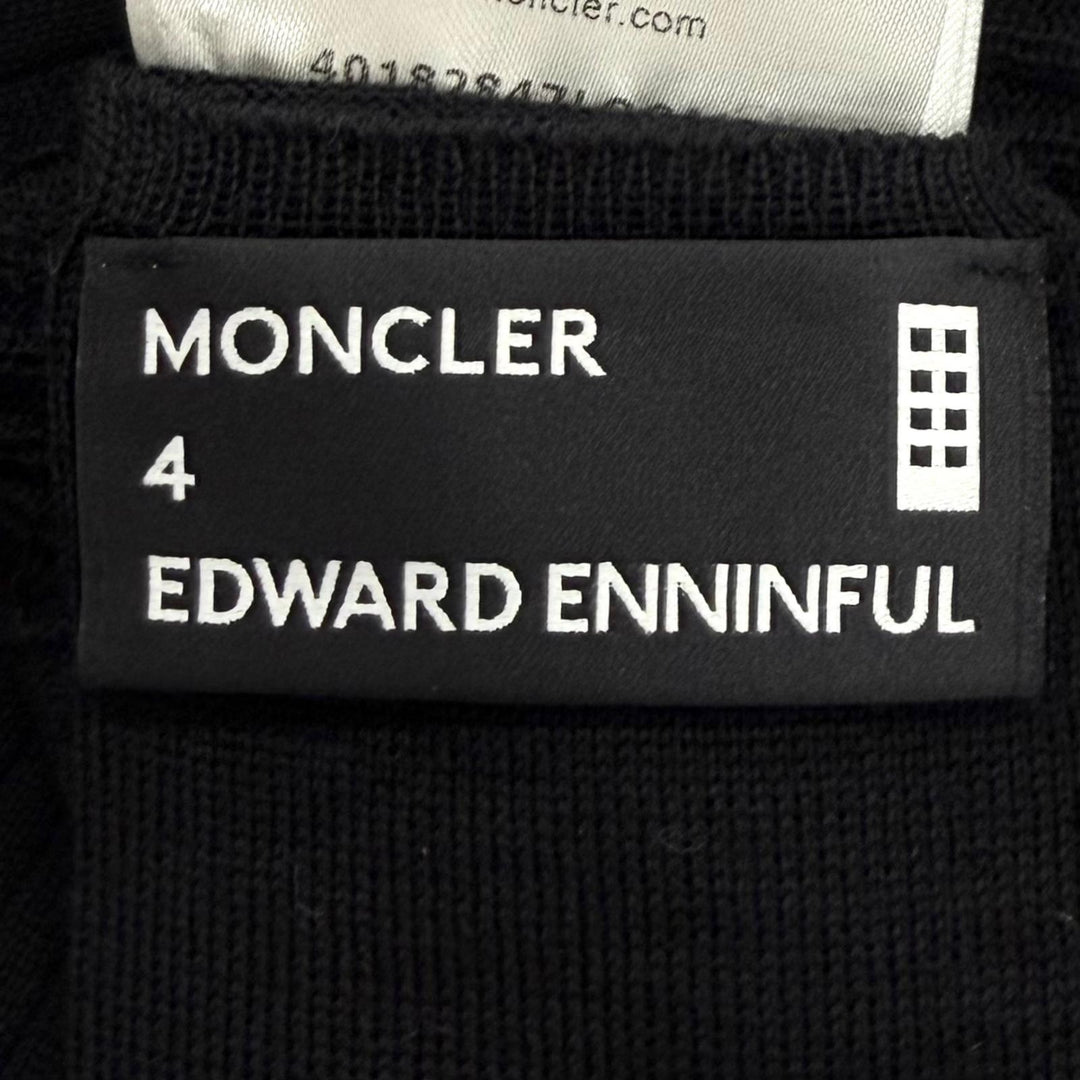 Excellent MONCLER GENIUS 4 cardigan black wool Women M K24039B00003