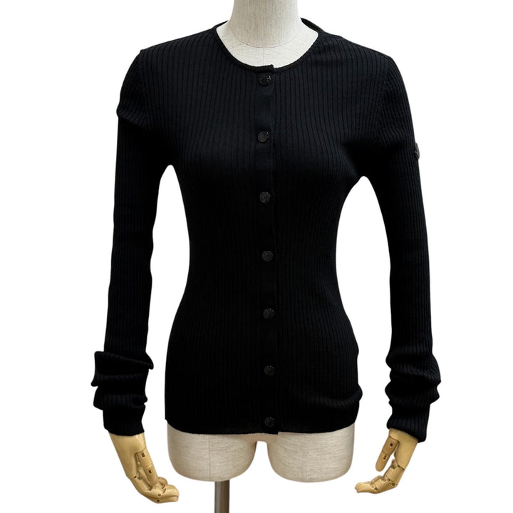 Excellent MONCLER GENIUS 4 cardigan black wool Women M K24039B00003