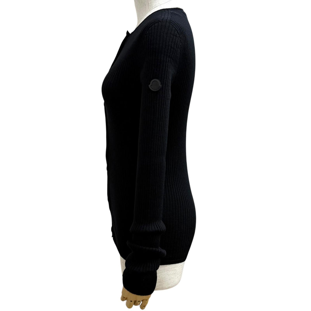 Excellent MONCLER GENIUS 4 cardigan black wool Women M K24039B00003
