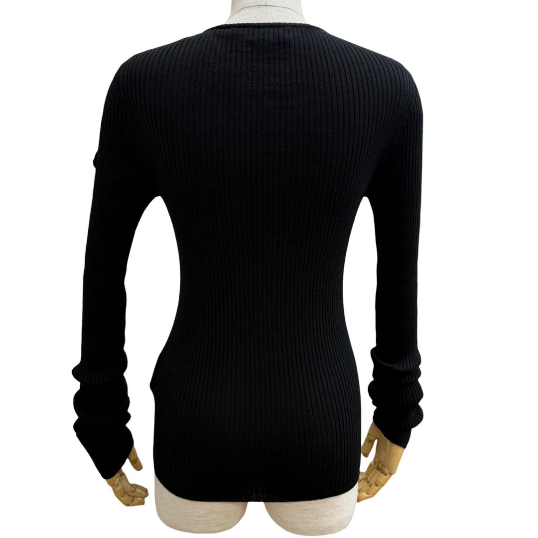 Excellent MONCLER GENIUS 4 cardigan black wool Women M K24039B00003