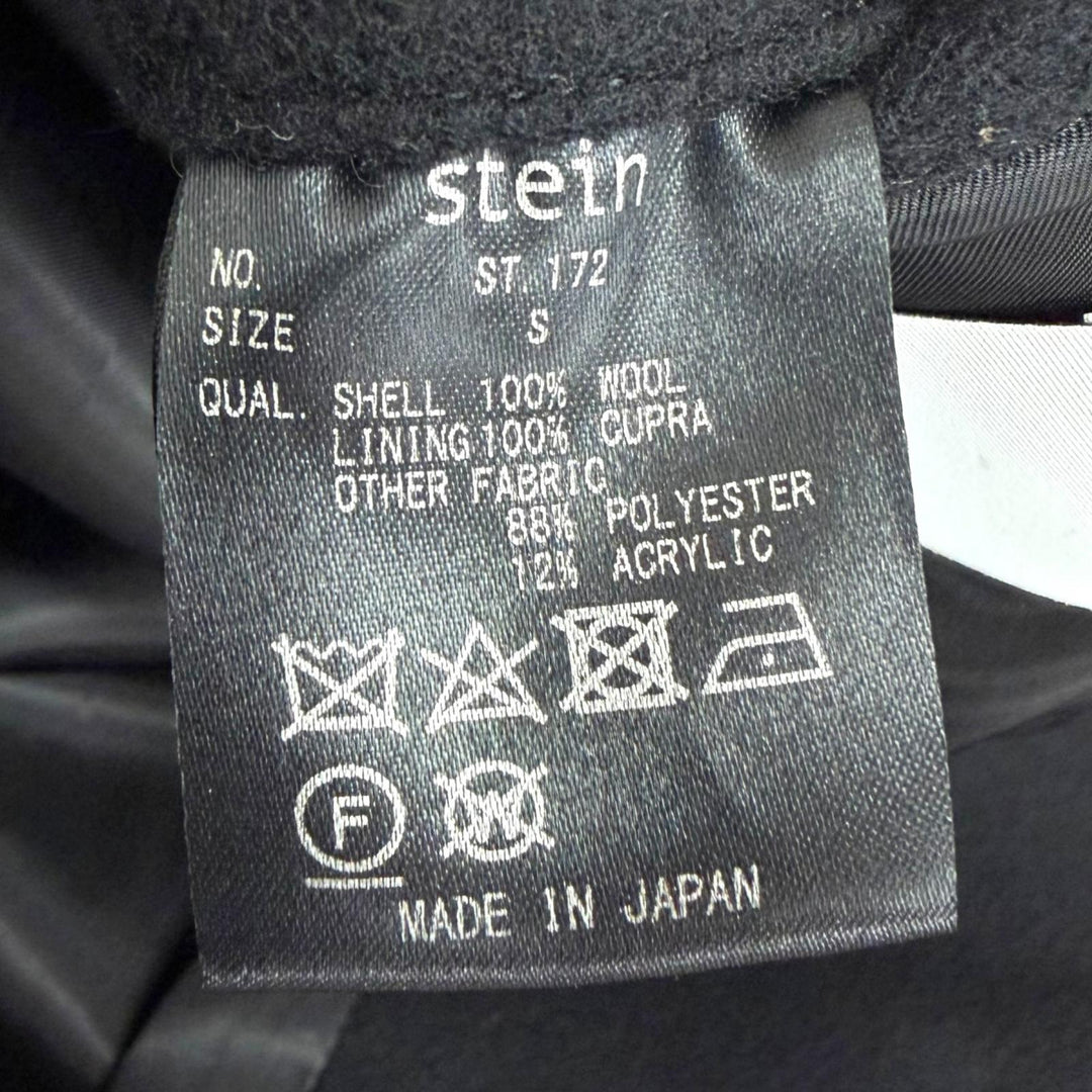 Excellent ssstein coat ST.172 OVER SLEEVE STAND COLLAR COAT Fleece-lined collar