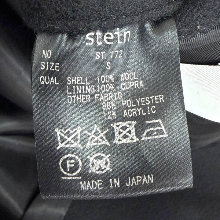 Excellent ssstein coat ST.172 OVER SLEEVE STAND COLLAR COAT Fleece-lined collar