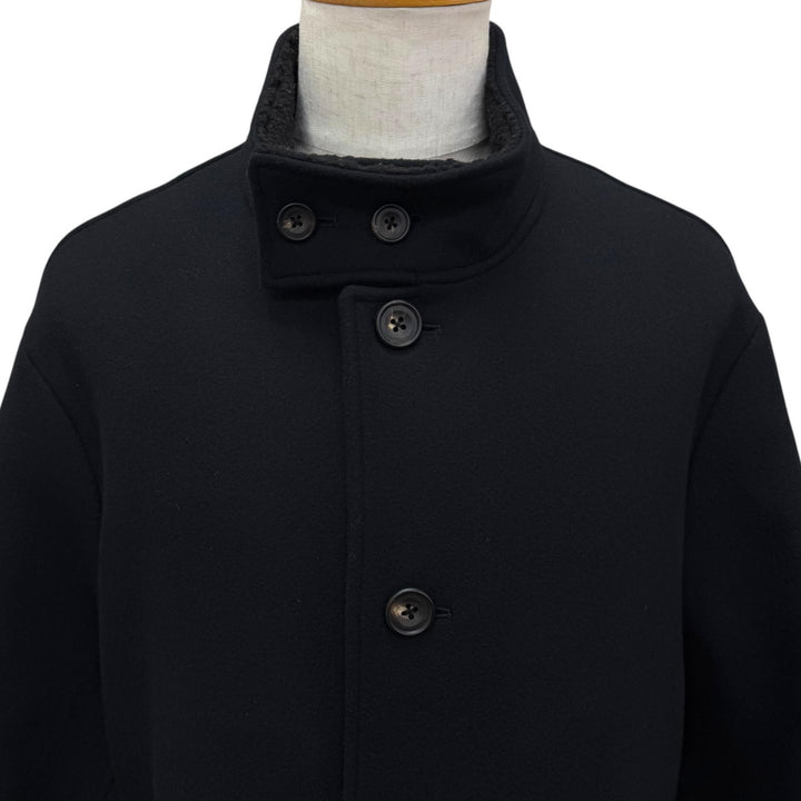 Excellent ssstein coat ST.172 OVER SLEEVE STAND COLLAR COAT Fleece-lined collar