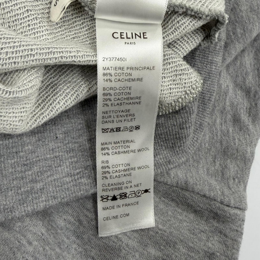 Excellent CELINE hoodie Loose fit, with Triomphe embroidery. cotton S 2Y377450I