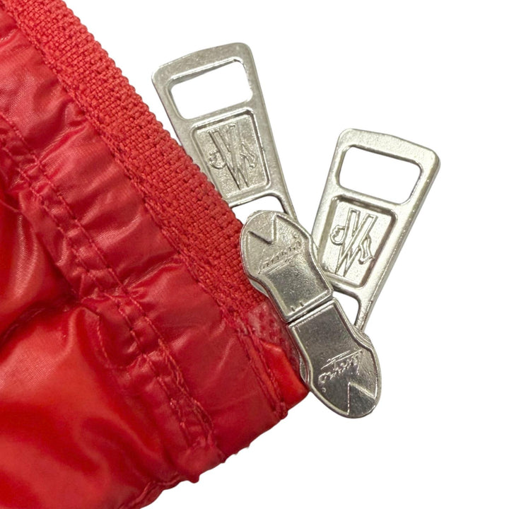 Excellent MONCLER Down jacket ACORUS GIUBBOTTO Logo Patch Light Red