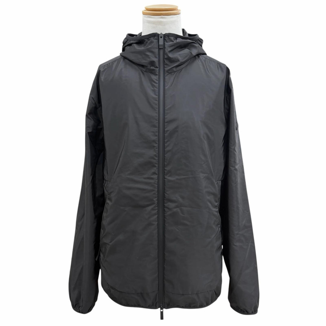 Great MONCLER hoodie GRANIER black Nylon mens 4 K10911A00105
