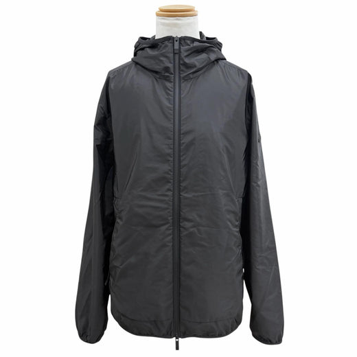 Great MONCLER hoodie GRANIER black Nylon mens 4 K10911A00105