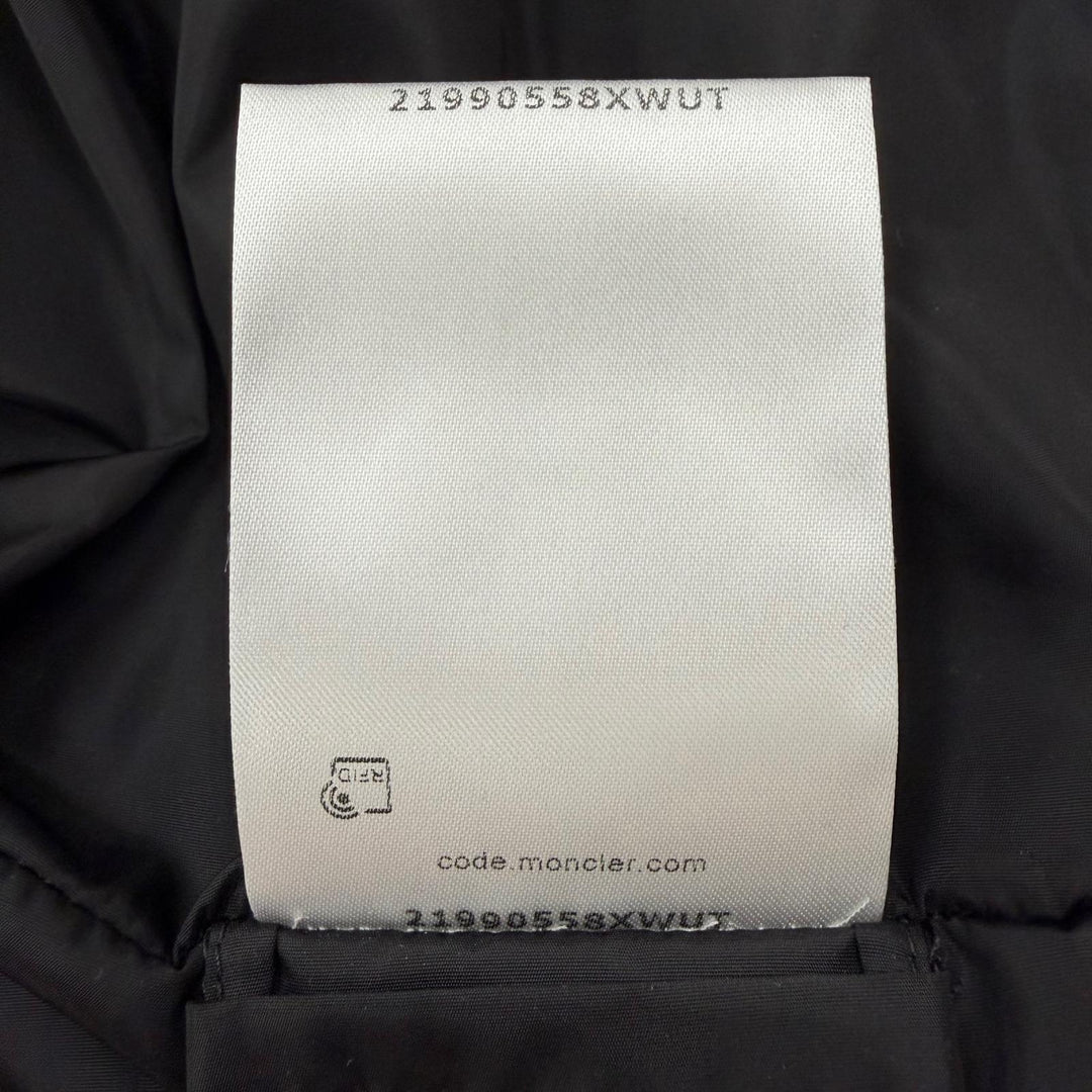 Great MONCLER hoodie GRANIER black Nylon mens 4 K10911A00105