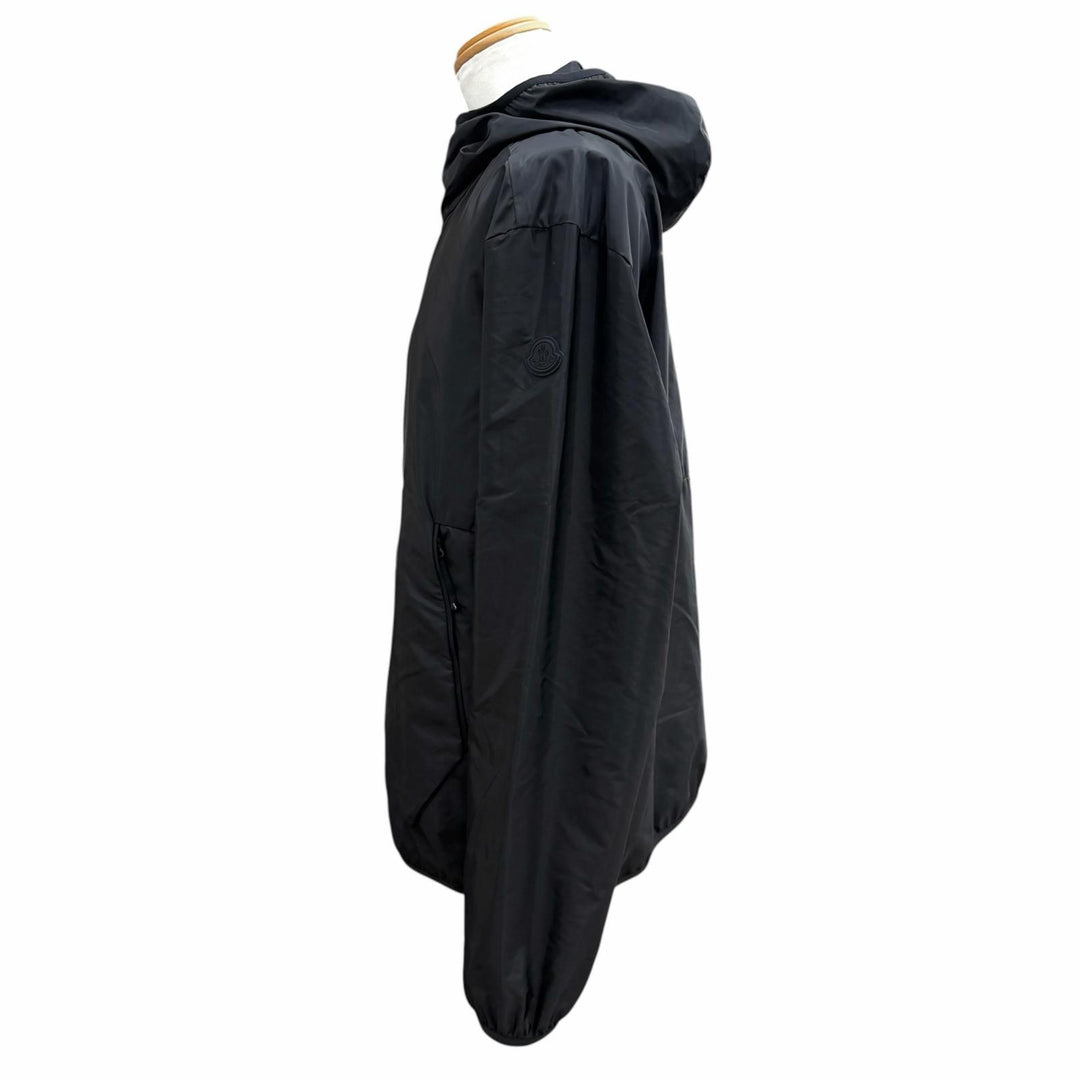 Great MONCLER hoodie GRANIER black Nylon mens 4 K10911A00105