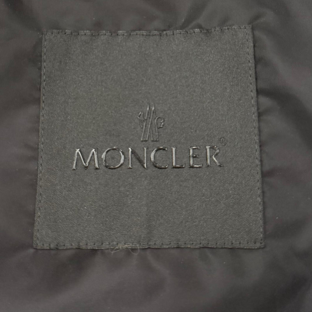 Great MONCLER hoodie GRANIER black Nylon mens 4 K10911A00105