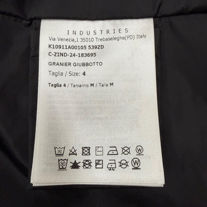 Great MONCLER hoodie GRANIER black Nylon mens 4 K10911A00105