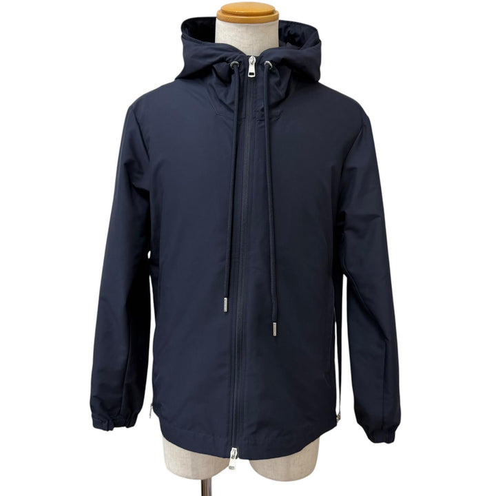 Great MONCLER Blouson ATRIA GIUBBOTTO Logo patch mountain hoodie Navy