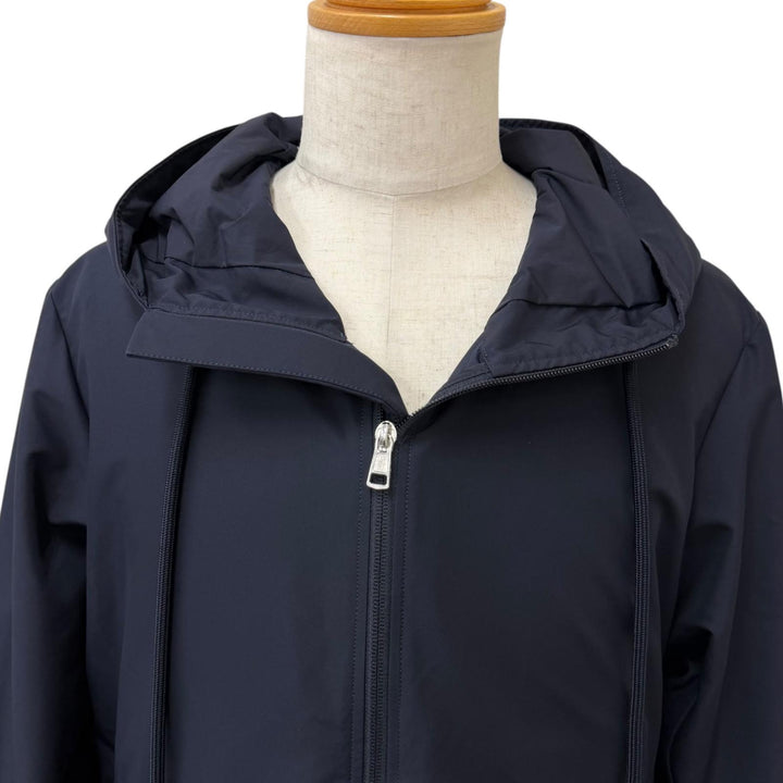 Great MONCLER Blouson ATRIA GIUBBOTTO Logo patch mountain hoodie Navy
