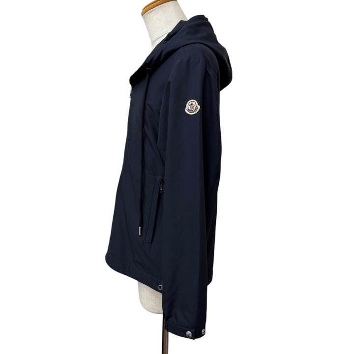 Great MONCLER Blouson ATRIA GIUBBOTTO Logo patch mountain hoodie Navy