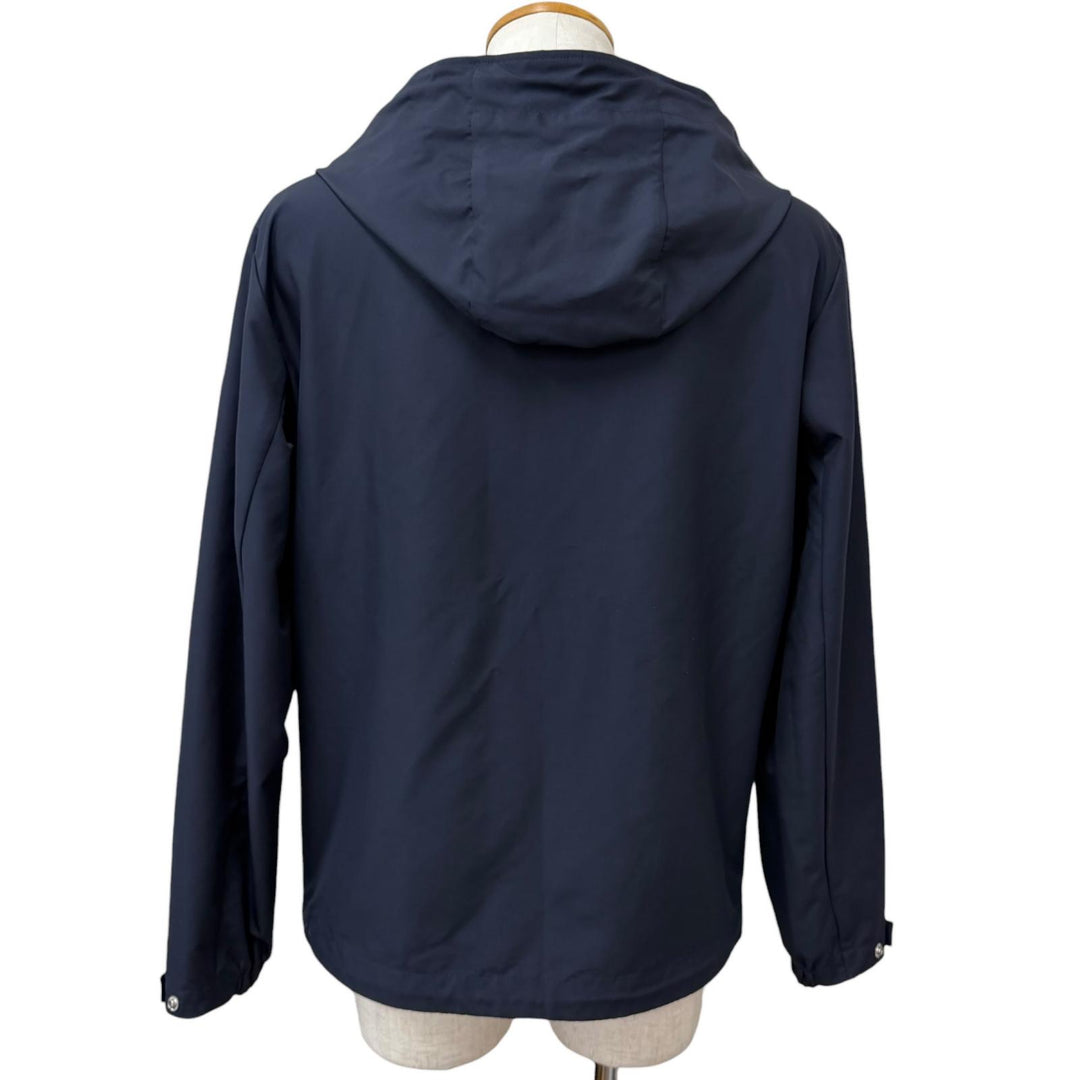 Great MONCLER Blouson ATRIA GIUBBOTTO Logo patch mountain hoodie Navy