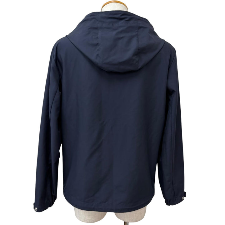 Great MONCLER Blouson ATRIA GIUBBOTTO Logo patch mountain hoodie Navy