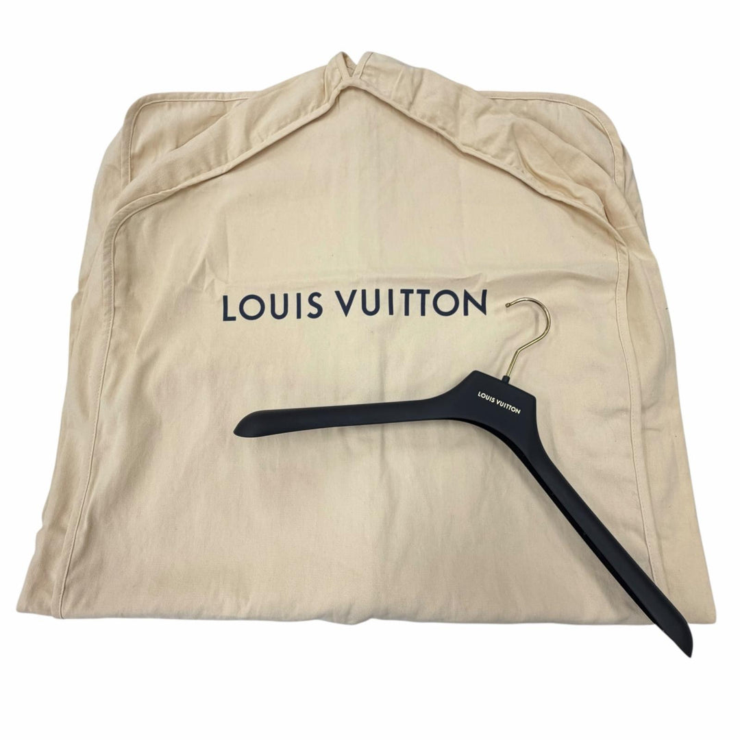 Excellent LOUIS VUITTON Short sleeve shirt black silk mens S