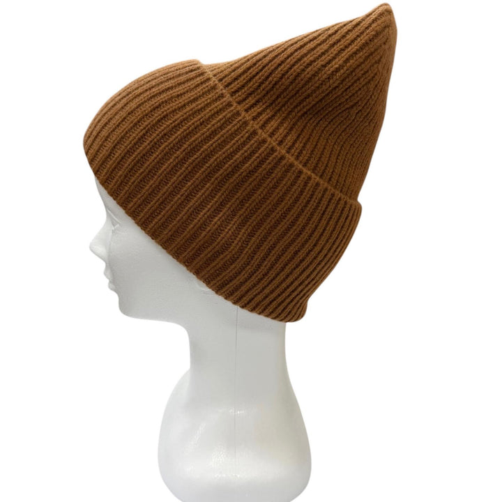 Excellent LOUIS VUITTON Knit cap Beanie LV Headline Monogram Flower Embroidery
