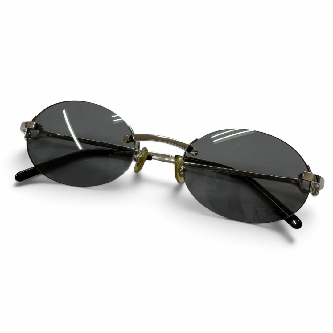 Great Cartier sunglasses Rimless Eyewear Silver mens