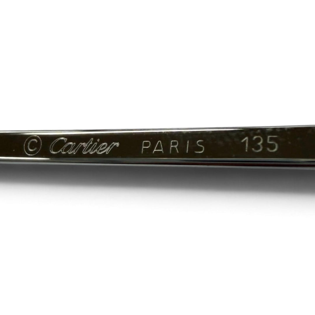 Great Cartier sunglasses Rimless Eyewear Silver mens