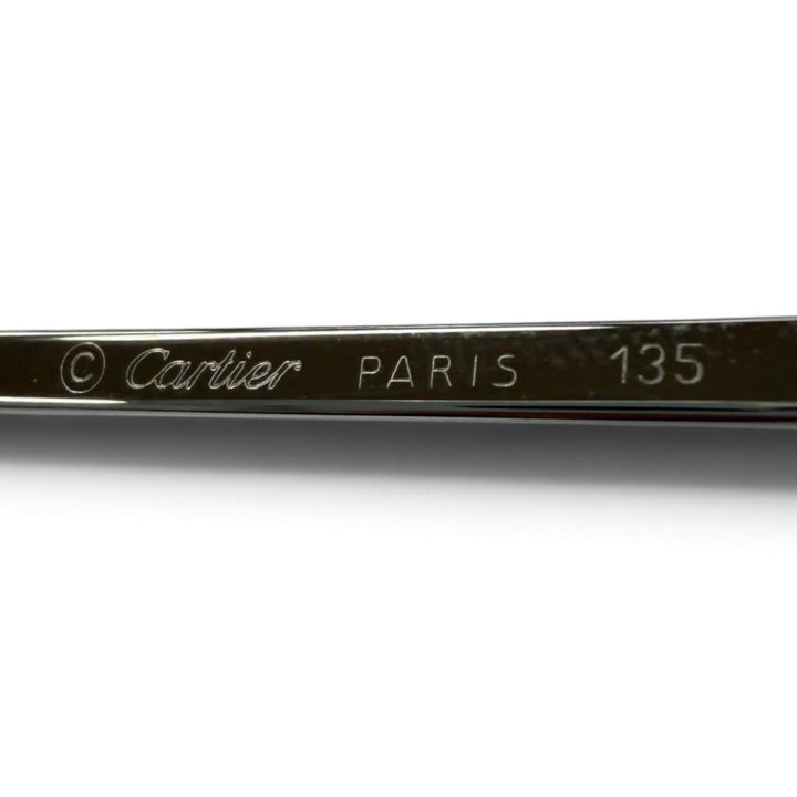 Great Cartier sunglasses Rimless Eyewear Silver mens