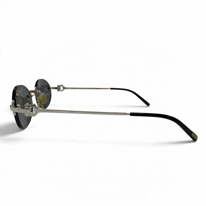 Great Cartier sunglasses Rimless Eyewear Silver mens