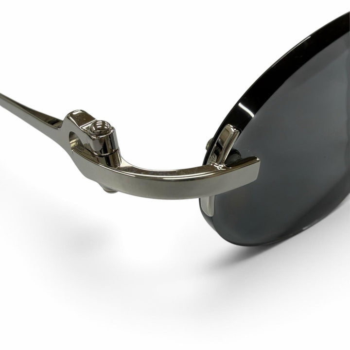 Great Cartier sunglasses Rimless Eyewear Silver mens