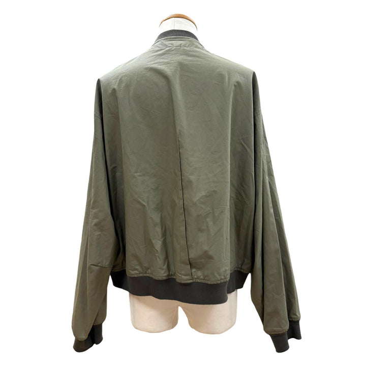 Great JIL SANDER Bomber jacket khaki cotton mens 50 JSUO420139