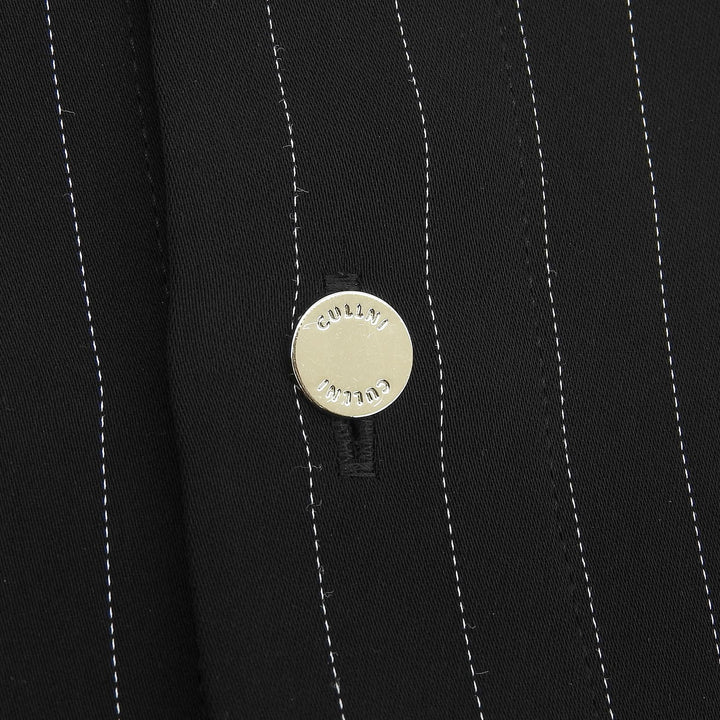 Excellent CULLNI Long sleeve shirt Logo buttons, stripe pattern 24-AW-002