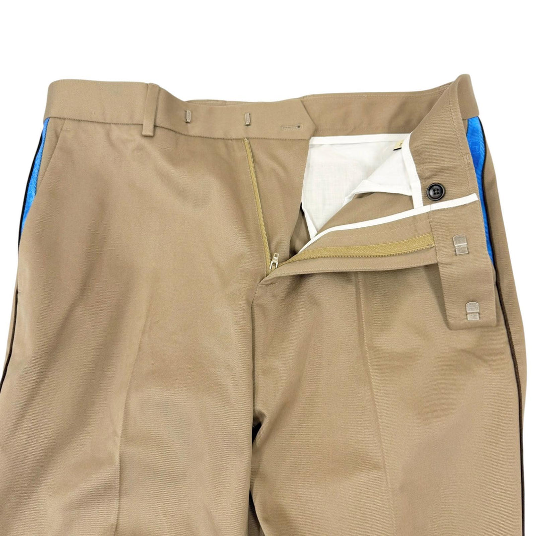 Pristine GUCCI Pants sideline chinos beige cotton mens 46 863418