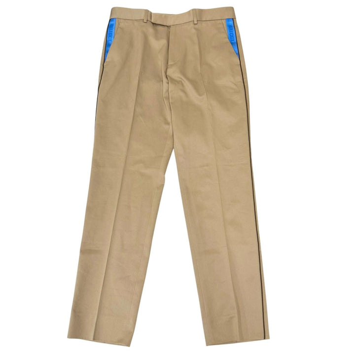 Pristine GUCCI Pants sideline chinos beige cotton mens 46 863418