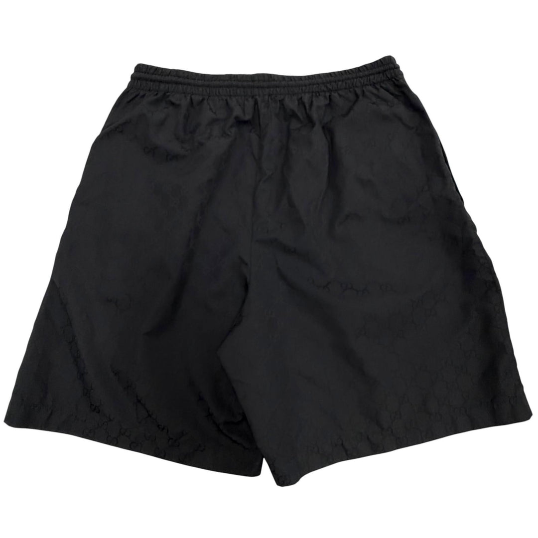 Great GUCCI Shorts GG Cotton Faille Shorts black Nylon mens 46 871784