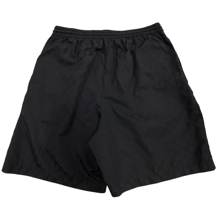 Great GUCCI Shorts GG Cotton Faille Shorts black Nylon mens 46 871784