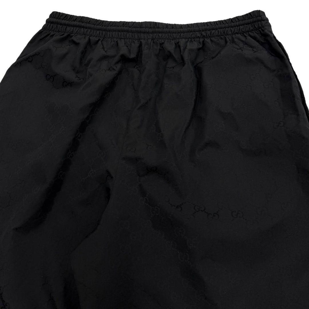 Great GUCCI Shorts GG Cotton Faille Shorts black Nylon mens 46 871784
