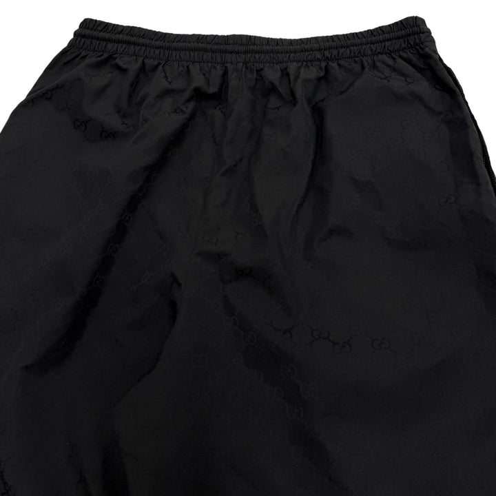 Great GUCCI Shorts GG Cotton Faille Shorts black Nylon mens 46 871784