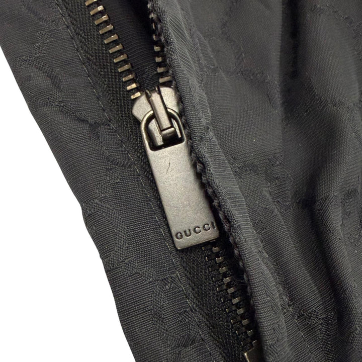 Great GUCCI Shorts GG Cotton Faille Shorts black Nylon mens 46 871784