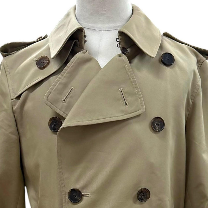 Excellent Aquascutum trench coat beige cotton mens 36 2227451201-82