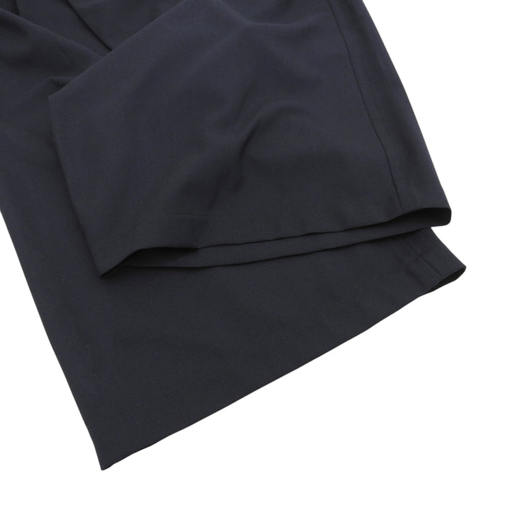 Excellent MARNI Pants Wrap design karate Navy wool Women 38 PAMA0074A0TW839