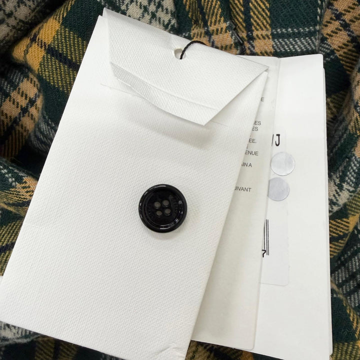 Pristine CELINE Long sleeve shirt Check Pattern Loose Lumberjack