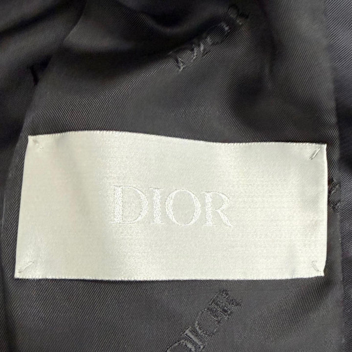 Excellent DIOR Bomber jacket ALEX FOXTON Saddle Pocket Back Logo Embroidery