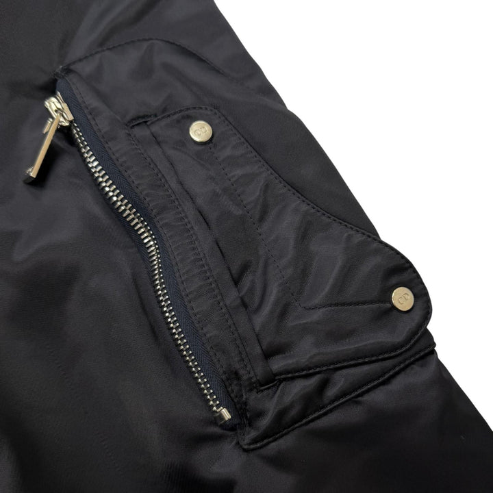 Excellent DIOR Bomber jacket ALEX FOXTON Saddle Pocket Back Logo Embroidery