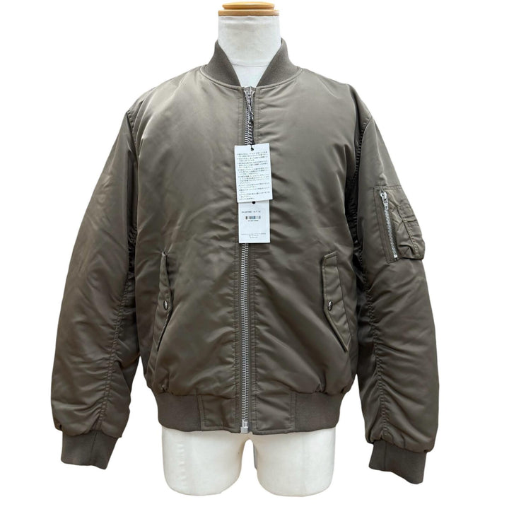 Pristine CELINE Bomber jacket LOGO BOMBER JACKET MA-1 khaki mens 50 2W426396E